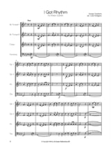 I Got Rhythm - GERSHWIN - Partition - Ensemble de cuivres